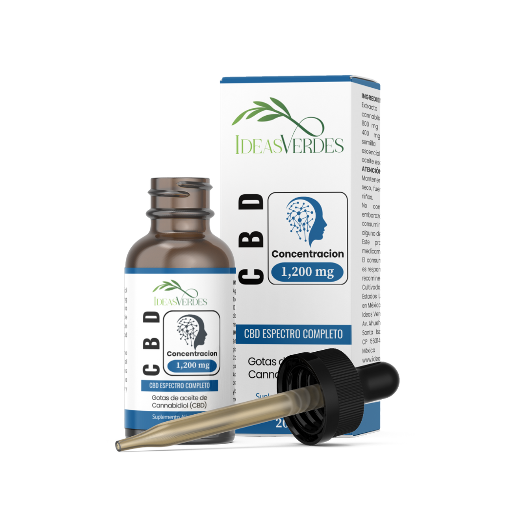 Extracto de CBD CONCENTRACIÓN 1,200 mg